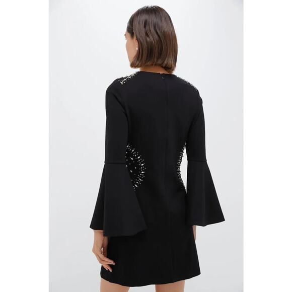 TUCKERNUCK Black Embellished Farrow Dress Size L NWT Retail $298 Tuckernuck - Picture 2 of 6